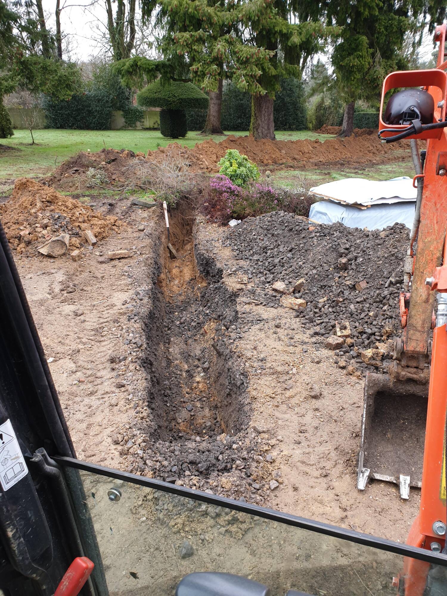 Trenching 1 Before