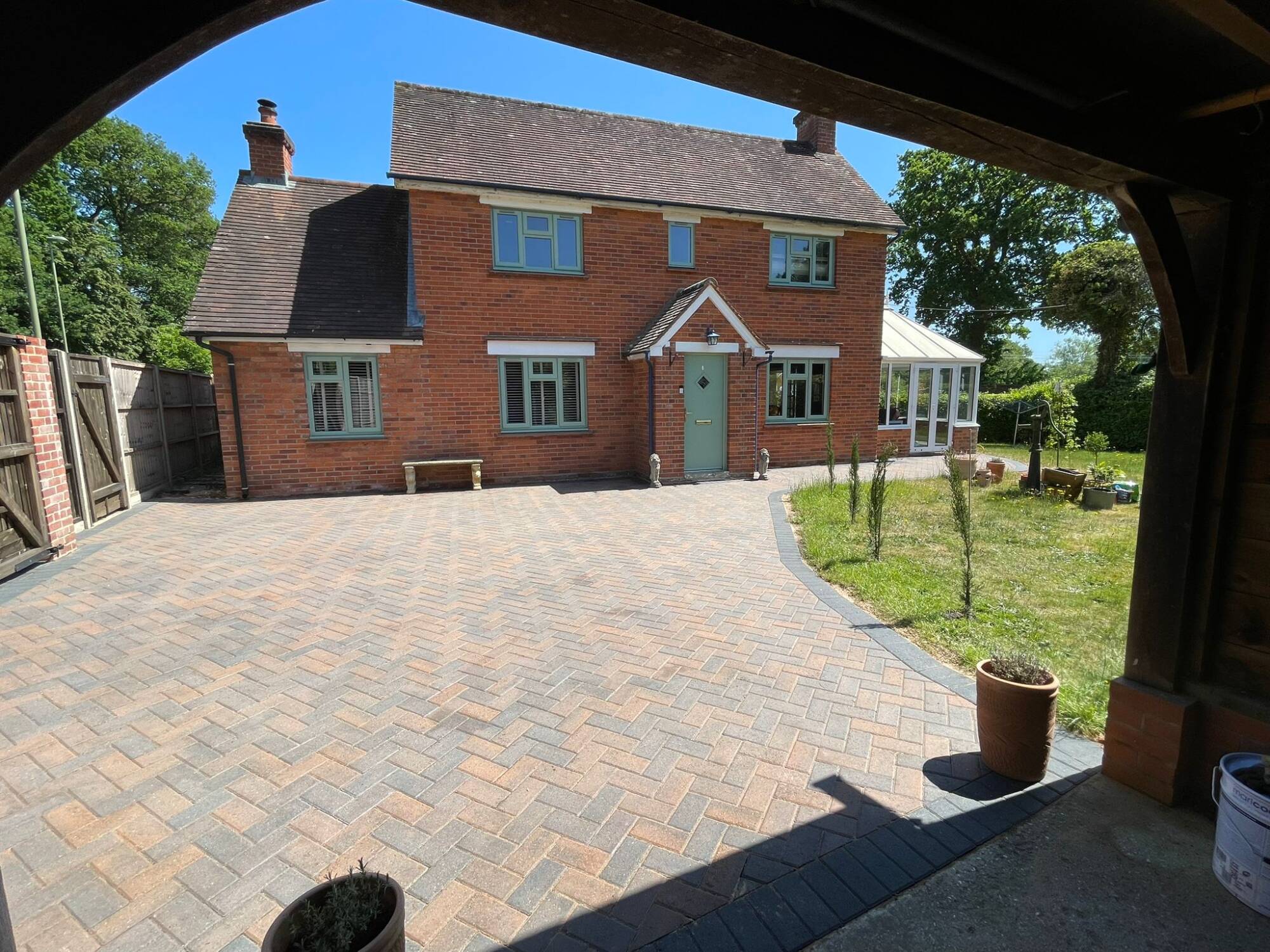 Block-Paved Driveway (Baughurst)