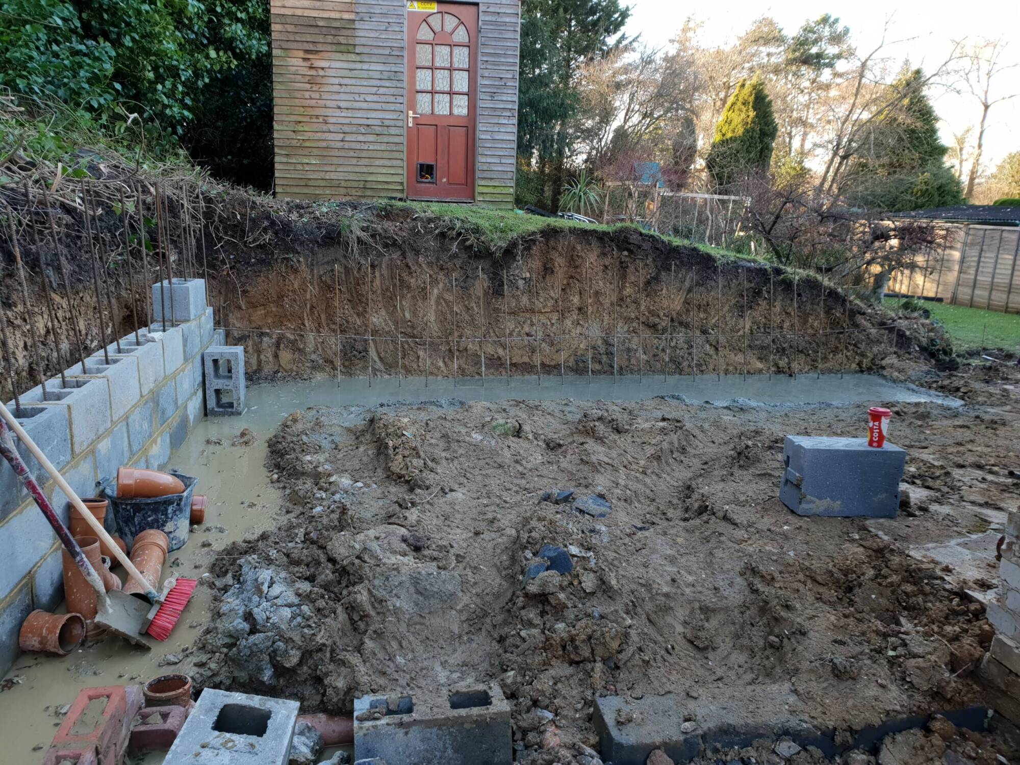 A Winter Guide to Foundations, Footings & Retaining Walls