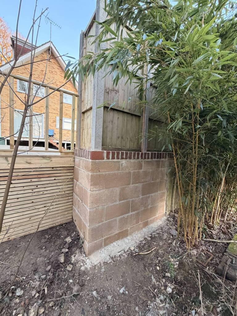 Floating Softwood Decking & Retaining Wall 9 New Floating Softwood Decking Retaining Wall 2
