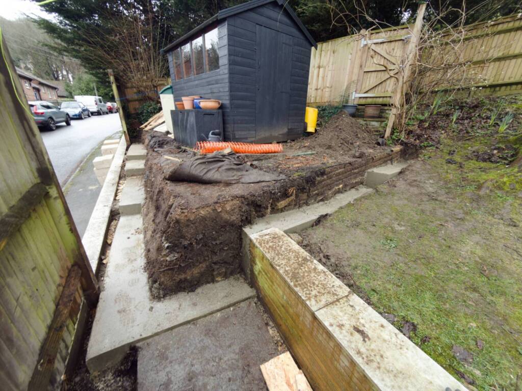 New Retaining Wall 5 New Retaining Wall 1