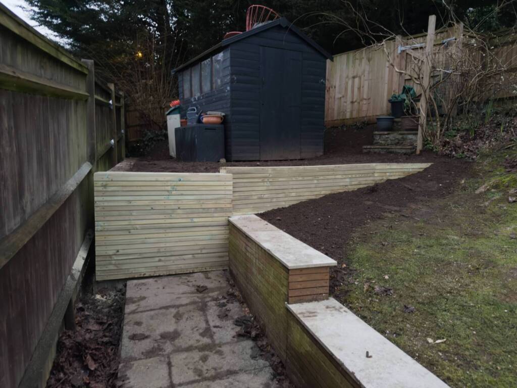 New Retaining Wall 7 New Retaining Wall 2